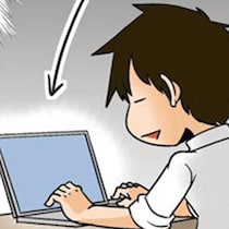 出張した気がしない!?場所が変わってもパソコンから離れられないエンジニア