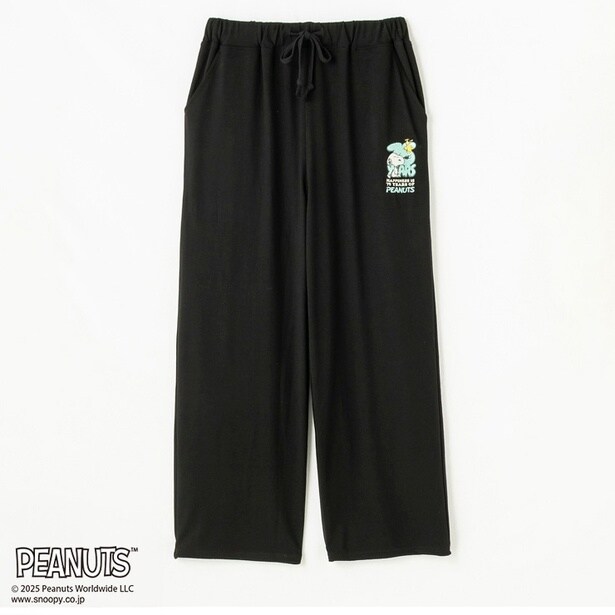 「レディース パンツ(ブラック)」(1419円／大きいサイズ1639円)