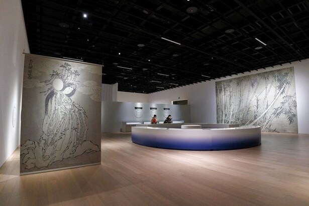 第六章「冨嶽百景」の展示空間