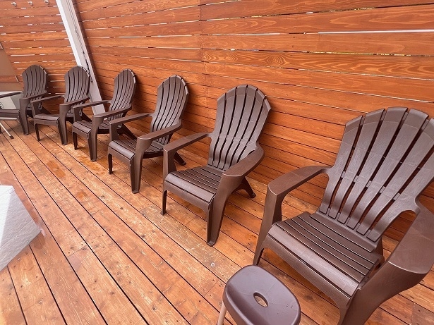 「空のテラス」のととのい椅子