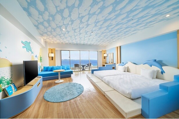 靴を脱いでリラックスして過ごせる「オーシャンキッズルーム」