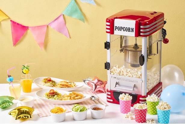 キッズコーナーにはポップコーンも！