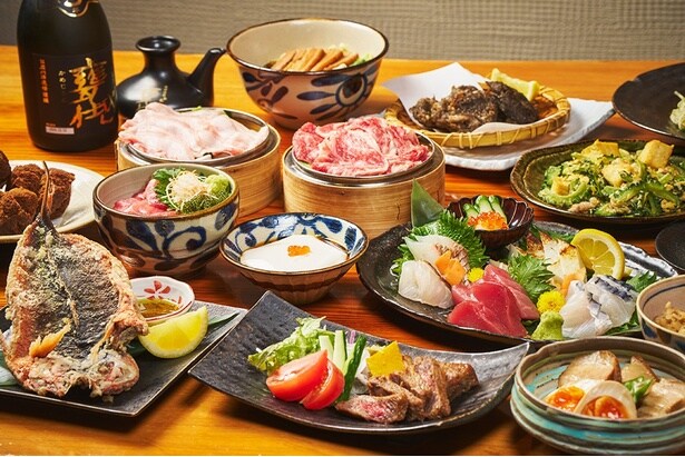 さまざまな沖縄料理が楽しめる「嘉例」は人気店