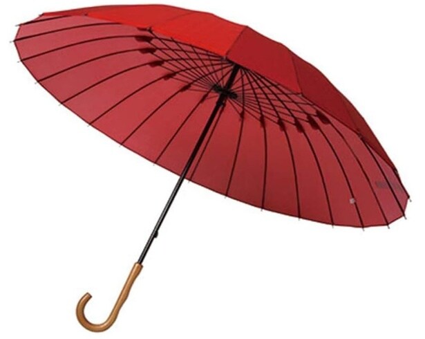 和の気品をまとう！【マブ】のUVカット＆遮光◎、和モダンが映える24本骨傘「紅」がAmazonで手に入るチャンス！