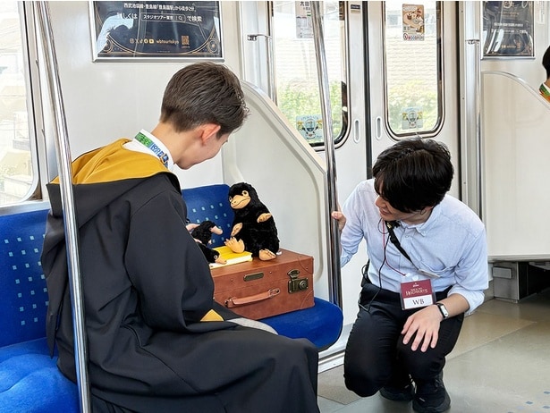 魔法動物のニフラーも一緒にホグワーツへ