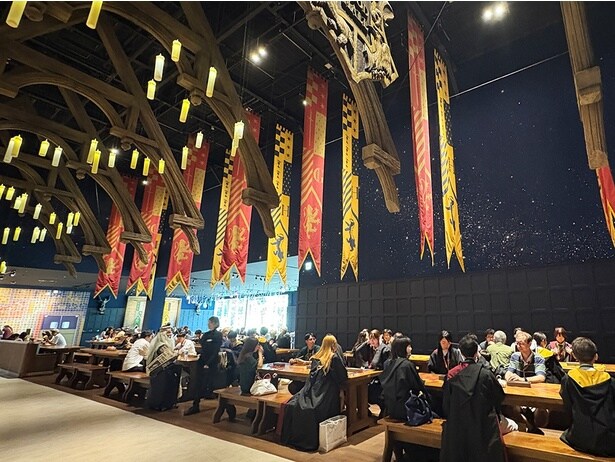 パンプキンジュースで乾杯＆特別メニューのランチ