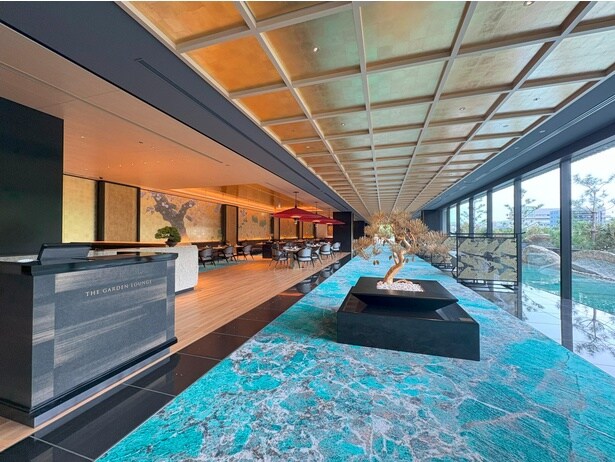 和菓子やオーガニック抹茶を楽しめる「ザ ガーデン ラウンジ」