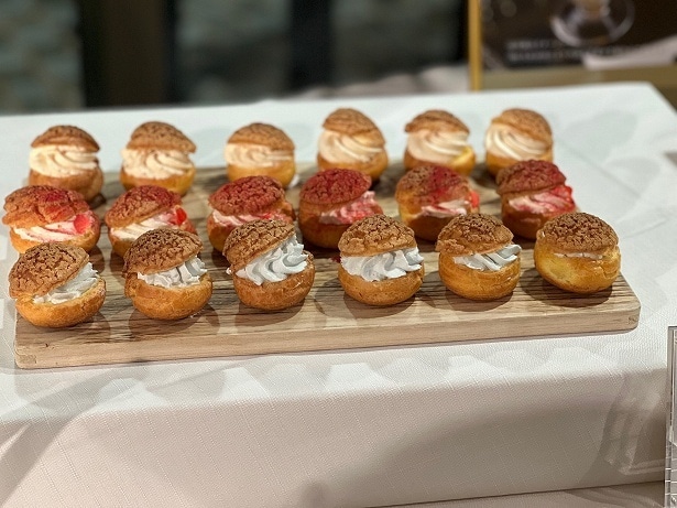 「3種の香りのシュークリーム」