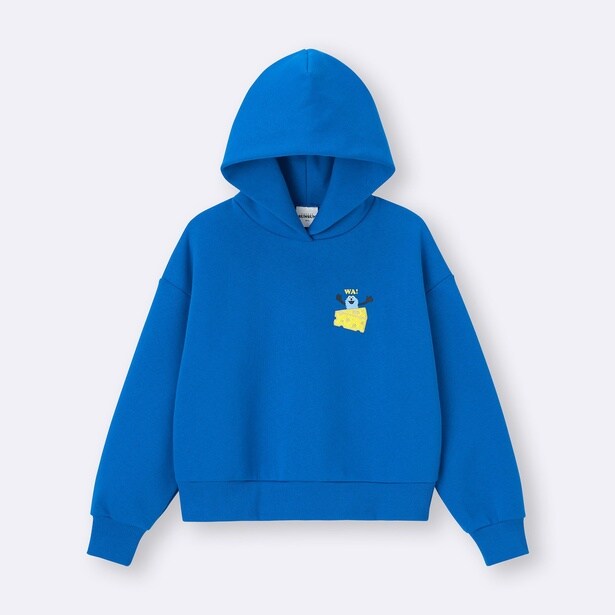 「ヘビーウェイトスウェットパーカ(ブルー)」(各2290円)