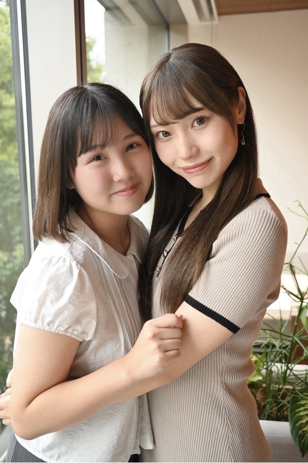 さあや(川越紗彩)さんとの2ショット。川越さんの1st写真集のお渡し会には曽我部優芽さん、對馬優菜子さんも参加