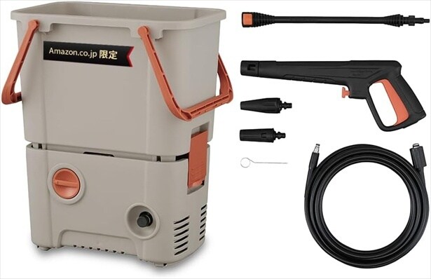 【Amazon.co.jp限定】アイリスオーヤマ 電源コード式 タンク式高圧洗浄機　ASBT-751 サンドベージュ 