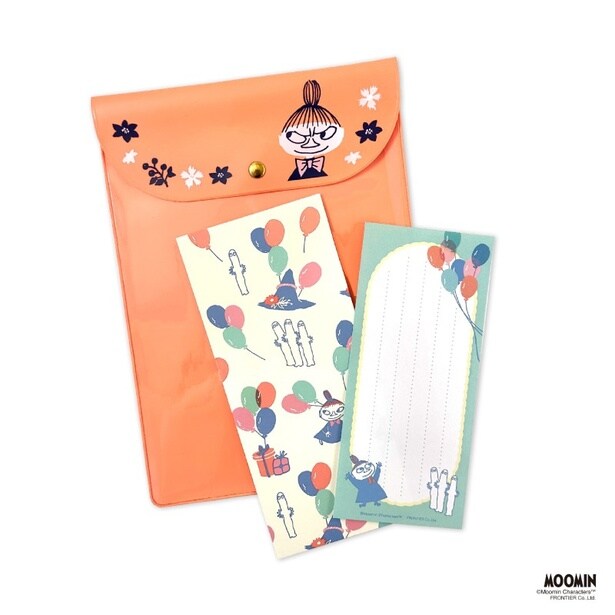 「PVCケース入り一筆箋セット ムーミン」(1320円)