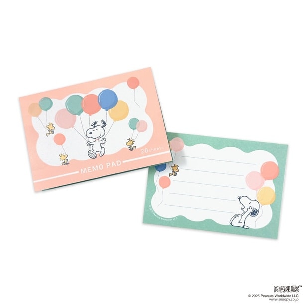 「メッセージメモパッド スヌーピー」(400円)