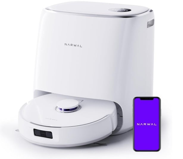 アプリ対応でスマホから操作OK！モップ自動乾燥＆リフトアップでお手入れラクラク【ナーワル】絡まりゼロ！AI搭載の最強ロボット掃除機がAmazonで絶賛販売中！