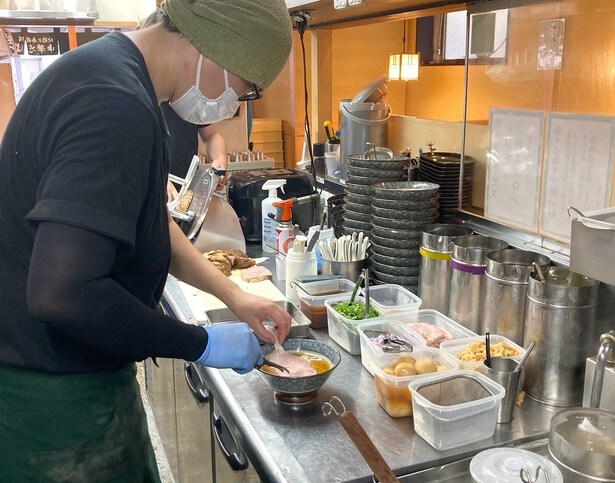 「地鶏と金目鯛 中華そば 導」