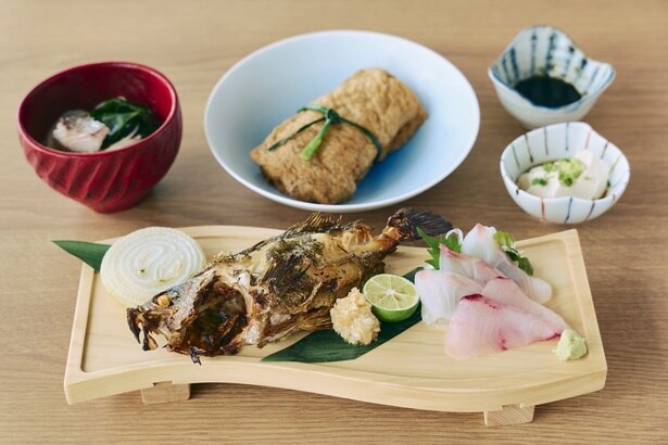 海鮮やうずの幸で炊き込んだ巾着ご飯など、地元の食材を活かした“うずの幸”