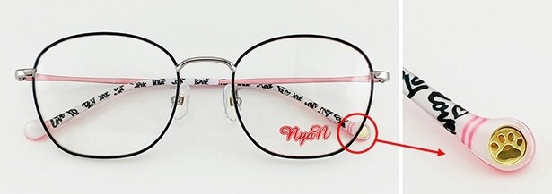 【写真】モダン内側の先端にはネコの肉球の飾りを施し、ブランド名の「ニャン」を表現