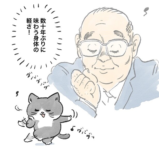 【漫画】ねこに転生したおじさん