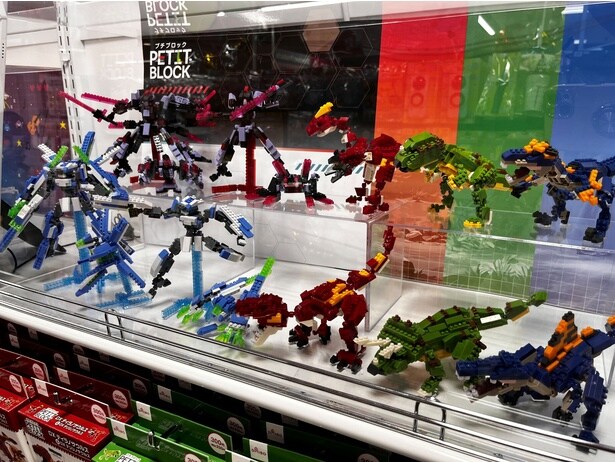 1袋で1体作れる人気商品「プチブロック」