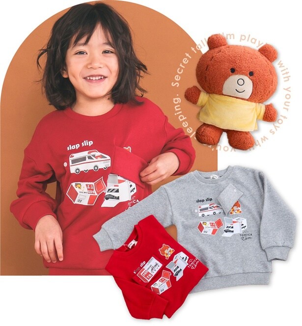 「[TOMICA & Tom]救急車パトカートレーナー」(各3190円)