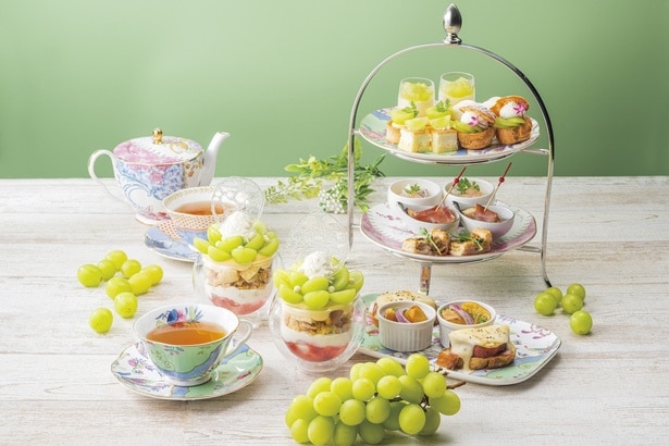 AFTERNOON TEA with “SIROCCO”「シャインマスカット」(ザ ロイヤルパークホテル アイコニック 東京汐留)