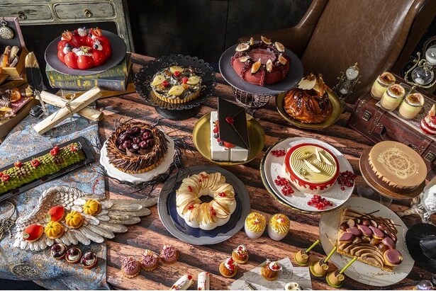 秋のスイーツビュッフェ「魔女と魔法使いの学校」(ヒルトン東京)