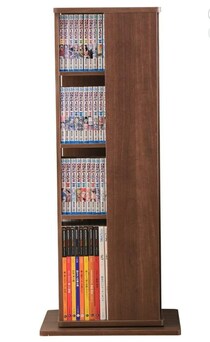 隙間に収まる、暮らしに馴染む。回転式本棚で空間を有効活用【アイリスオーヤマ】の本棚がAmazonに登場中‼