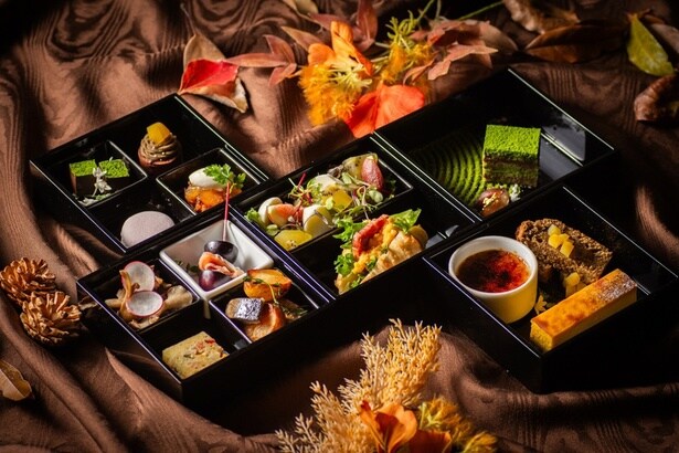 五段重アフタヌーンティー「実りの京KASANE」(AKAGANE RESORT KYOTO HIGASHIYAMA 1925)