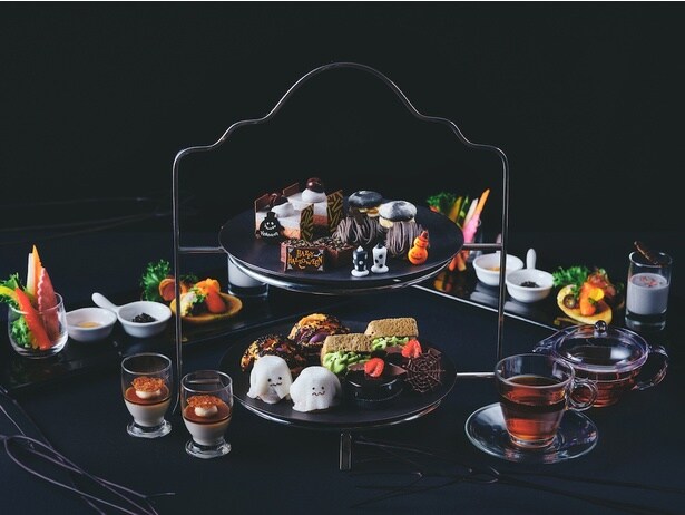 漆黒のアフタヌーンティー～山田製油の黒ごまで楽しむHalloween＆Autumn～(都ホテル 京都八条)