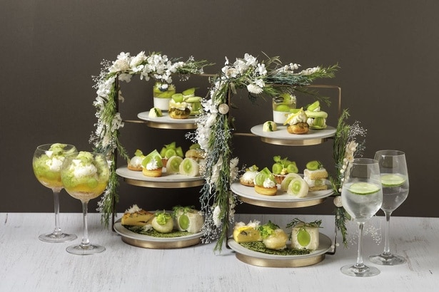 シャインマスカットのアフタヌーンティー(GOOD NATURE STATION)