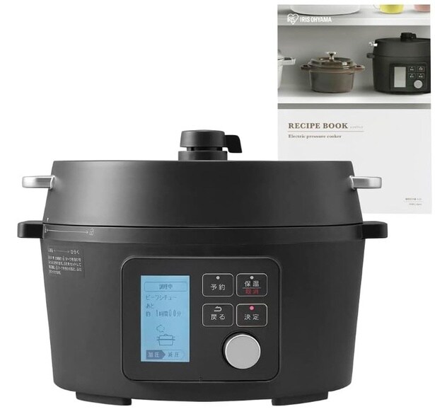 忙しい毎日を助ける!ほったらかしで本格料理♪【アイリスオーヤマ】時短&おいしさ◎90メニュー自動調理圧力鍋がAmazonで絶賛販売中!