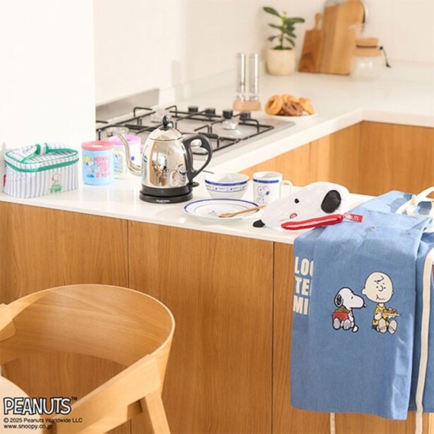 「MORNING」のカテゴリーでは、朝の生活空間にマッチするキッチン関連グッズやパステルカラーのアイテムがそろう