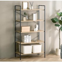 見せる収納で、空間に余白を。木目×スチールの5段ラック【アイリスオーヤマ】の収納ラックがAmazonに登場中‼