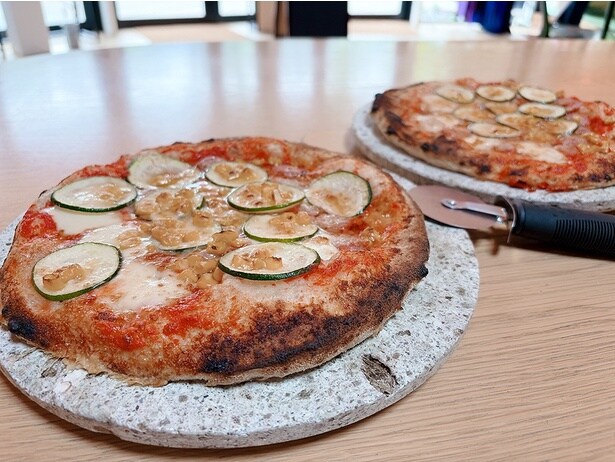 オリジナルピッツァが完成!自分で作るといつもよりもおいしく感じるはず