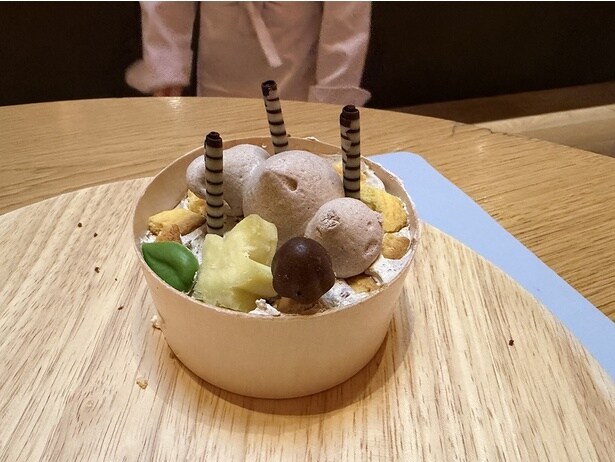 完成した世界に1つのオリジナルケーキ