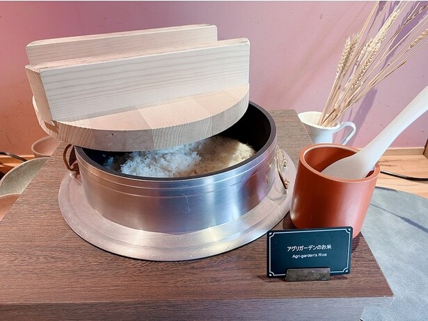 自家製米も食べられる