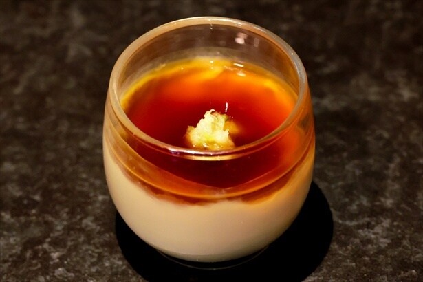 「湯葉冷水」(「赤坂 おぎ乃」のアレンジメニュー)