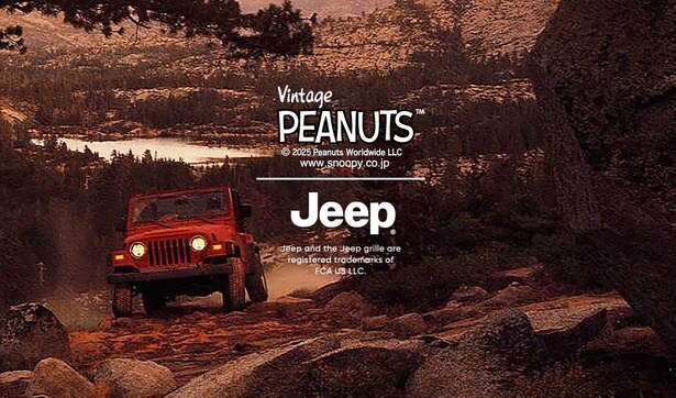 待望のPEANUTS×Jeepコラボ第2弾がスヌーピータウンショップに登場