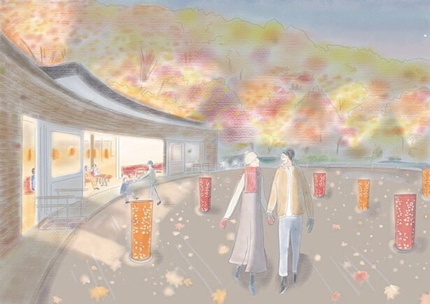 「紅葉灯りリンク」のイメージ