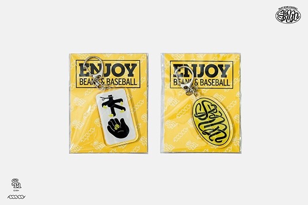 【ホークス/manucoffee】アクリルキーホルダー(ENJOY B&B)(Logo)