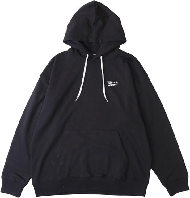 ヴィンテージ風デザインが映える！【リーボック】の裏毛スウェットパーカーで冬も快適に過ごせる Amazonで販売中！