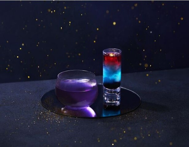 「ギャラクシーベリージュレ」(写真右)と「バタフライピーティー」(写真左)のスペシャルセット