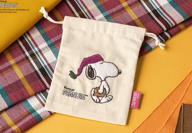 「スヌーピー シュガーバターの木 巾着」(800円)