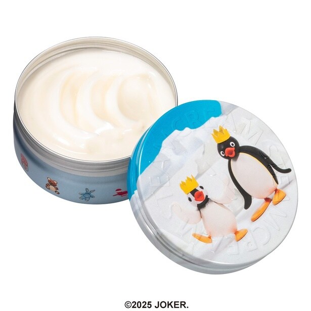 「王冠をかぶったピングー＆ピンガ／スチームクリーム限定デザイン缶」(2398円) 