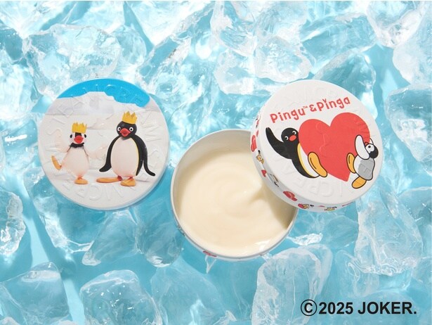 ピングー限定デザインのスチームクリームの缶が登場