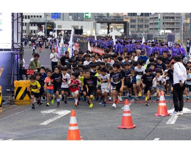 ファミリー、キッズジュニアらが参加した「1mileリレー」