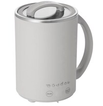 オフィス・自宅で大活躍！沸かす・煮込む・保温、これ1台でお手軽調理【エレコム】見た目もかわいいマグ型電気なべで快適ひとりごはん♪Amazonでチェック！