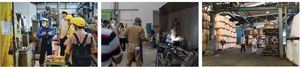 【写真】普段は見ることができない「工場見学」