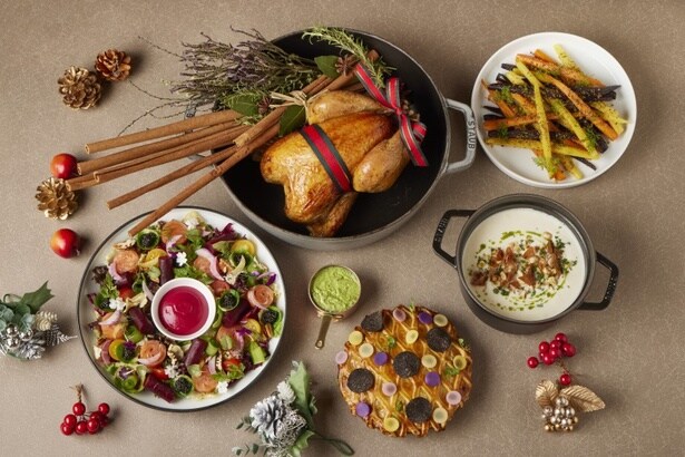 【名水赤鶏のオーブン焼き ハーブバターと共に】