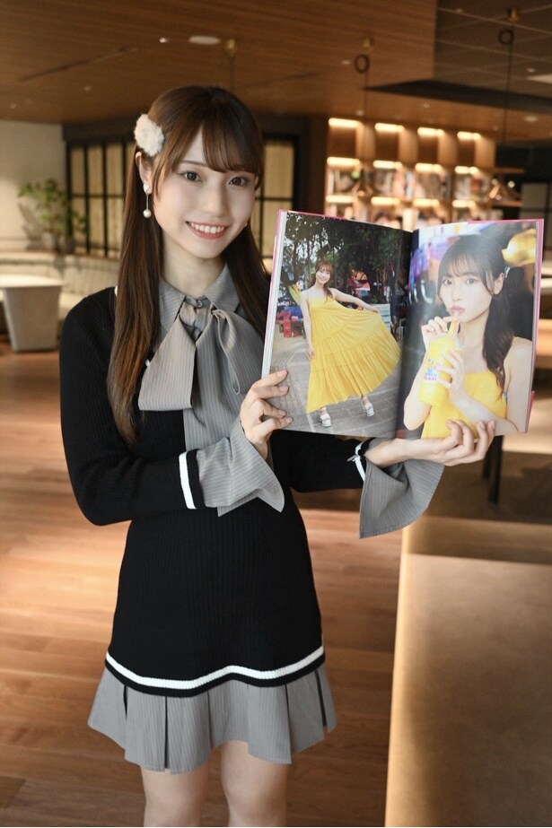 【写真】「でも写真集なんで、ちょっと大胆ぐらいのほうが自分的にもいいなって思ったので大満足です」